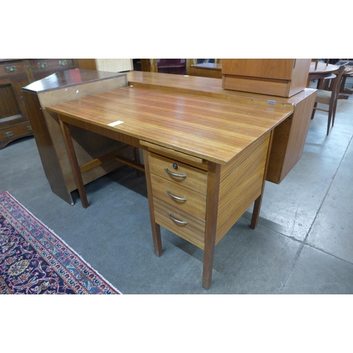 33 - A teak desk