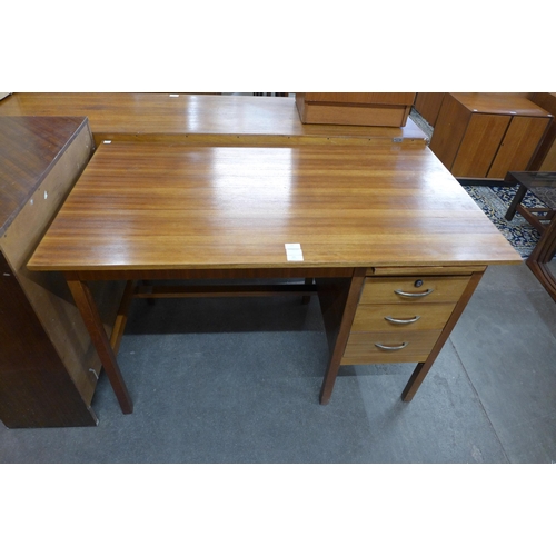 33 - A teak desk