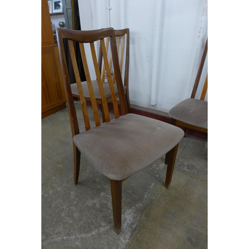 36R - A set of four G-Plan Fresco teak dining chairs