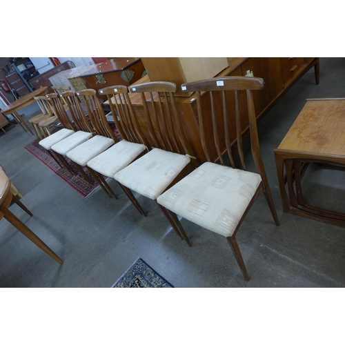 40 - A set of six Younger teak dining chairs