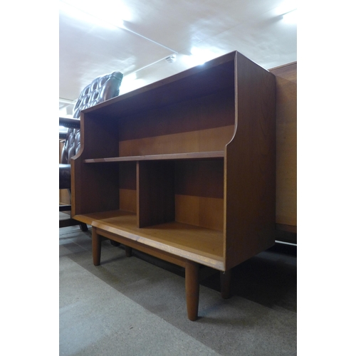 46 - An elm open bookcase