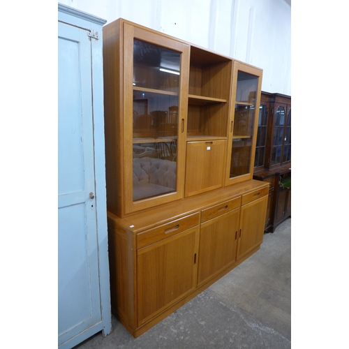 51 - A Danish teak wall unit