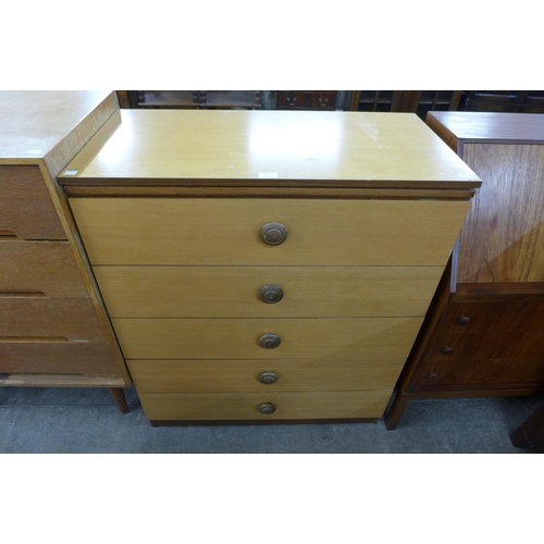 59 - An Avalon teak chest of drawers