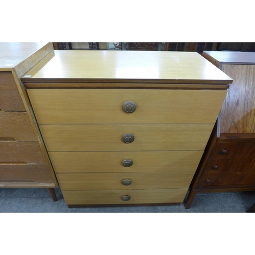 59 - An Avalon teak chest of drawers