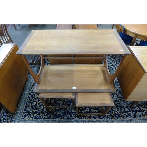 62 - A G-Plan Astro teak nest of tables and matching coffee table