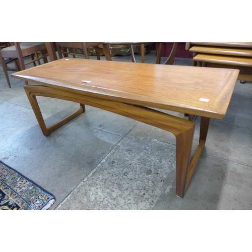 65 - A Remploy teak coffee table