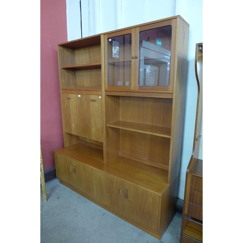 79 - A G-Plan Fresco teak wall unit