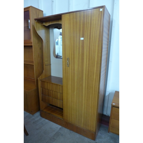 80 - A teak hallrobe