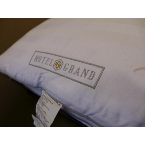 3062 - Two Hotel Grand Down Roll Jumbo Pillows (290-228) * This lot is subject to VAT