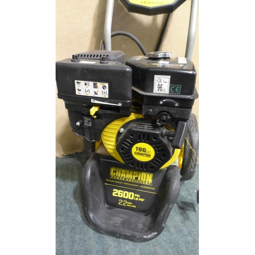 3145 - Champion Petrol Pressure Washer (2600 PSI 100382), original RRP £299.99 + VAT (290-99) * This lot is... 