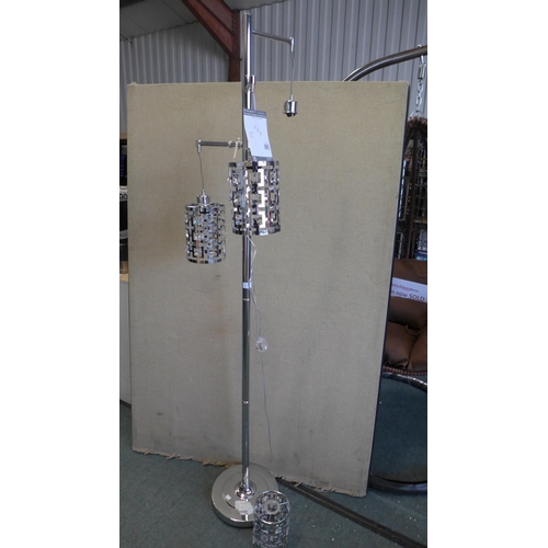 3271 - Bridgeport Designs Hampton 3 Arm Floor Lamp (290-205,215) * This lot is subject to VAT