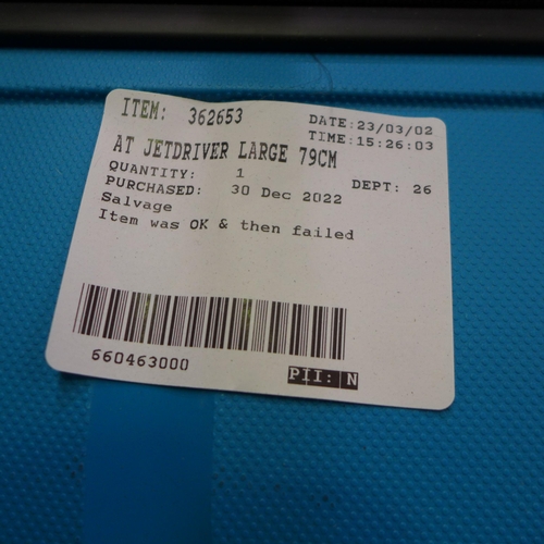 3281 - At Jetdriver Large 79cm 4 Wheel Spinner Hardside Case (290-142) * This lot is subject to VAT