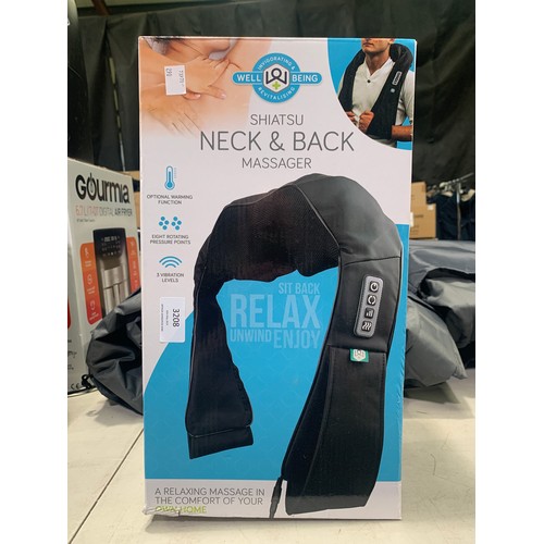 3208 - Wellbeing Shiatsu Neck Massager (290-165) * This lot is subject to VAT