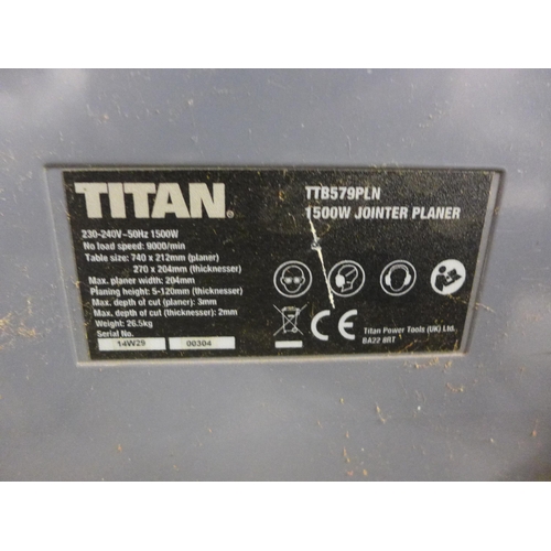 2009 - Titan TTB579PLN 1500w jointer planer