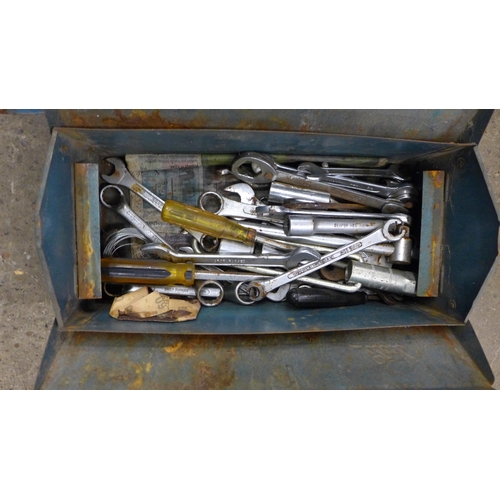 2036 - 2 toolboxes containing a mixed quantity of tools including drill bits, craft knives, screwdriver's a... 