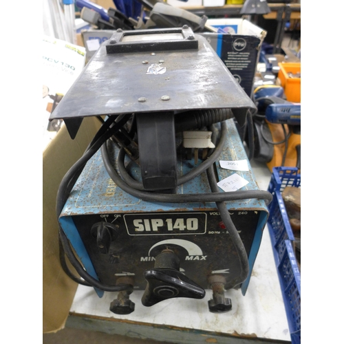 2051 - SIP 140v welder with goggles and mask