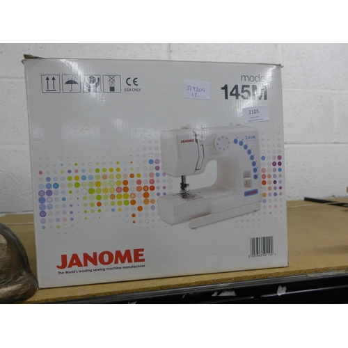 2105 - Janome model 145m sewing machine