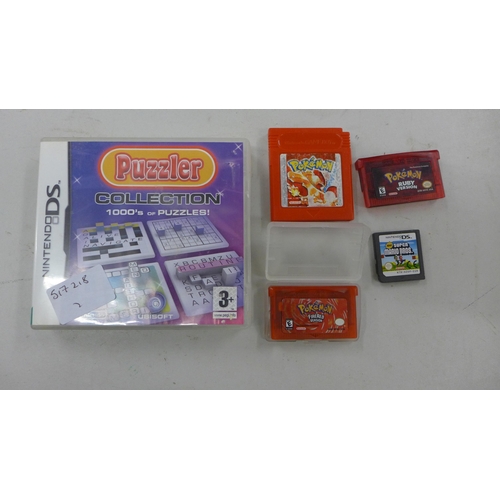 2112 - Collection of Nintendo games - including 3 Pokémon