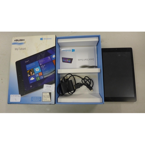 2119 - BUSH windows tablet in box