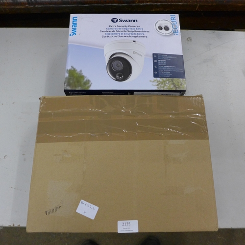 2125 - Swann twin camera pack and DVR ( security sealed)