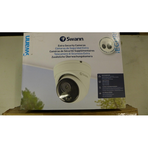 2125 - Swann twin camera pack and DVR ( security sealed)