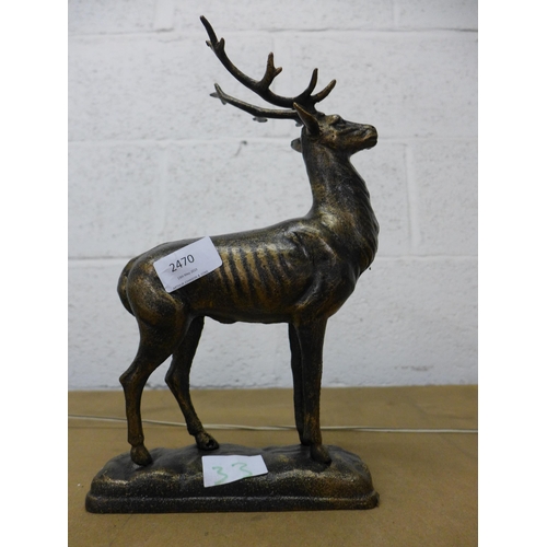 2470 - Deer figure * this lot is subject to VAT