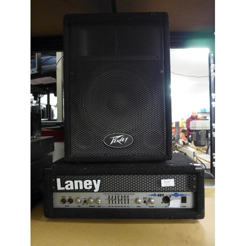 2139 - Peavey PA speaker and laney AMP