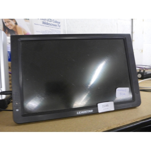 2146 - Portable TV with spares & LCD 8.5