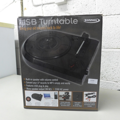 2159 - Zennox USB turntable