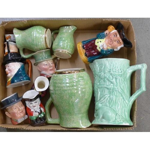 1155 - Wade, Govacroft china and Toby jugs **PLEASE NOTE THIS LOT IS NOT ELIGIBLE FOR POSTING AND PACKING**