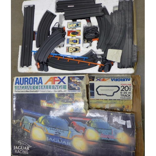 1161 - A Tomy Aurora AFX Jaguar Challenge set **PLEASE NOTE THIS LOT IS NOT ELIGIBLE FOR POSTING AND PACKIN... 