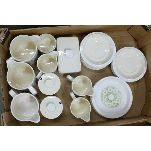 1183 - A collection of Hornsea Fleur pattern china, forty-nine pieces in total **PLEASE NOTE THIS LOT IS NO... 