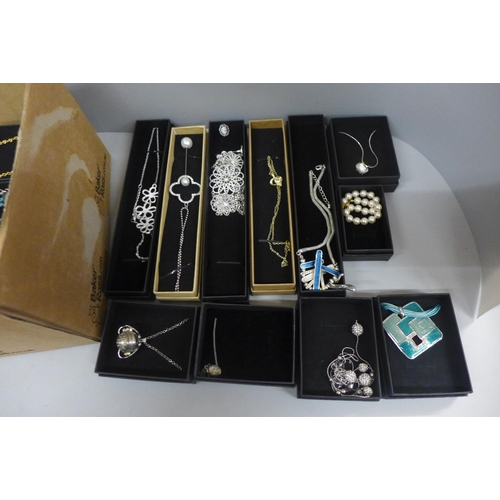 667 - Thirty items of modern costume jewellery, boxed