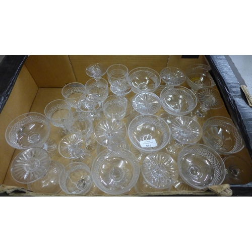 764 - A collection of drinking glasses