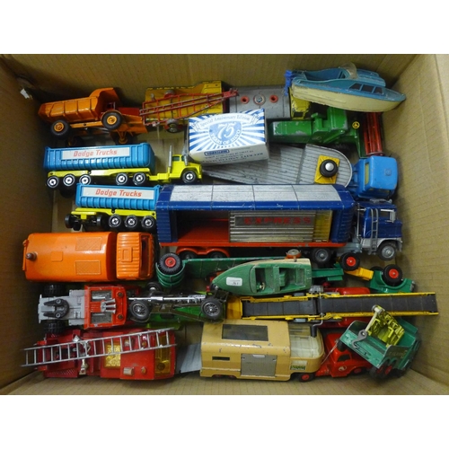 794 - A collection of Corgi and Dinky model vehicles