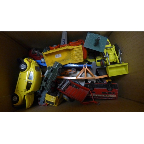 798 - A collection of Corgi and Dinky model vehicles