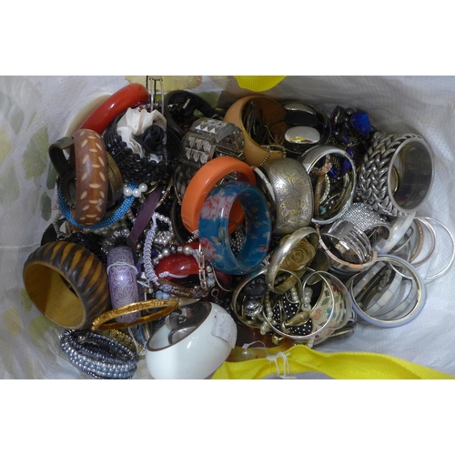 799 - A large collection of bracelets and bangles