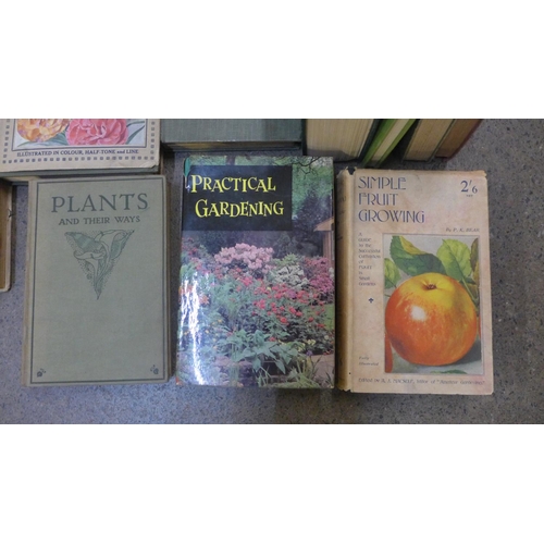 816A - Ten early 20th Century gardening books