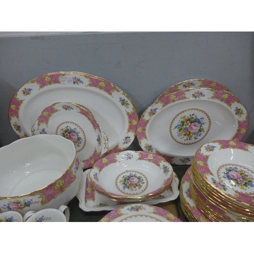 861 - A large collection of Royal Albert Lady Carlyle china dinnerwares including six dinner plates, side ... 