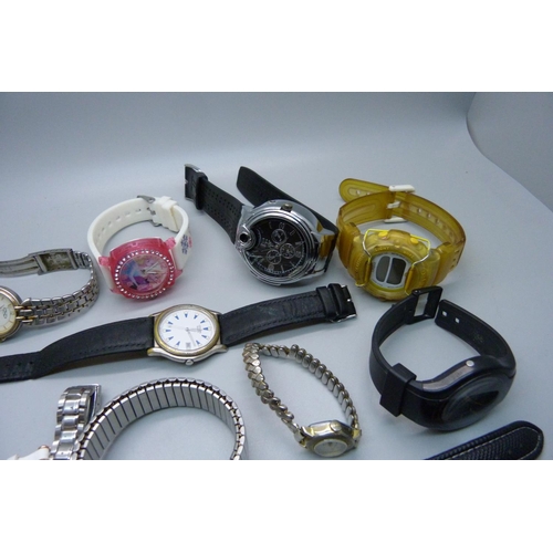 943 - A collection of wristwatches