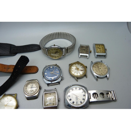 955 - A collection of mechanical wristwatches