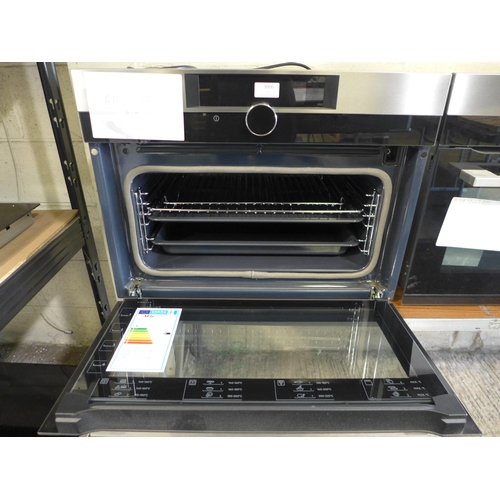 3006 - AEG Pyrolytic Compact Stainless Steel Oven (455x594x567) (Model: KPK842220M) (394-66) * This lot is ... 