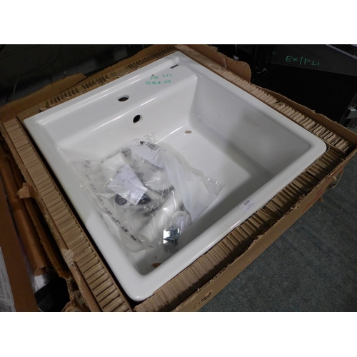 3028 - Blanco Panor White Ceramic Belfast Sink, original RRP £332.50 inc. VAT (630x600) (Model: 514486) (39... 