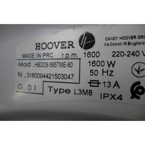 3036 - Hoover H-Wash + Dry 300 Pro Integrated Washer Dryer (9+5kg) (Model: HBDOS 695TME-80) (Damaged Dial) ... 