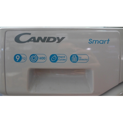 3037 - Candy Integrated Washing Machine (9kg), original RRP £314.17 inc. VAT (H820xW600xD525) (Model: CBW 4... 