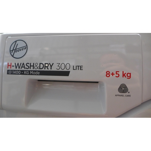 3038 - Hoover H-Wash and Dry Integrated Washer Dryer (8+5kg), original RRP £404.17 inc. VAT (H820xW600xD525... 