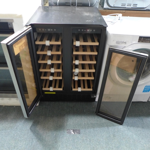 3041 - Viceroy Under Counter Two Door Wine Cooler, original RRP £582.50 inc. VAT (Damaged)  (H870xW595xD568... 