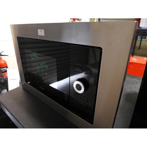 3047 - CDA Stainless Steel Wall Microwave (700W) (H382xW595xD300) (Model: VM551SS)  (394-162) *This lot is ... 