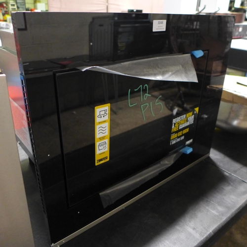 3048 - Zanussi Wall Microwave (900W) (459x594x417) (Model: ZMBN4SX) (394-72) * This lot is subject to VAT