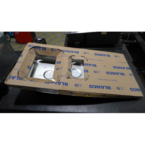 3049 - Blanco Tipo II 6S Stainless Steel Sink with Drainer (394-163)  *This lot is subject to VAT